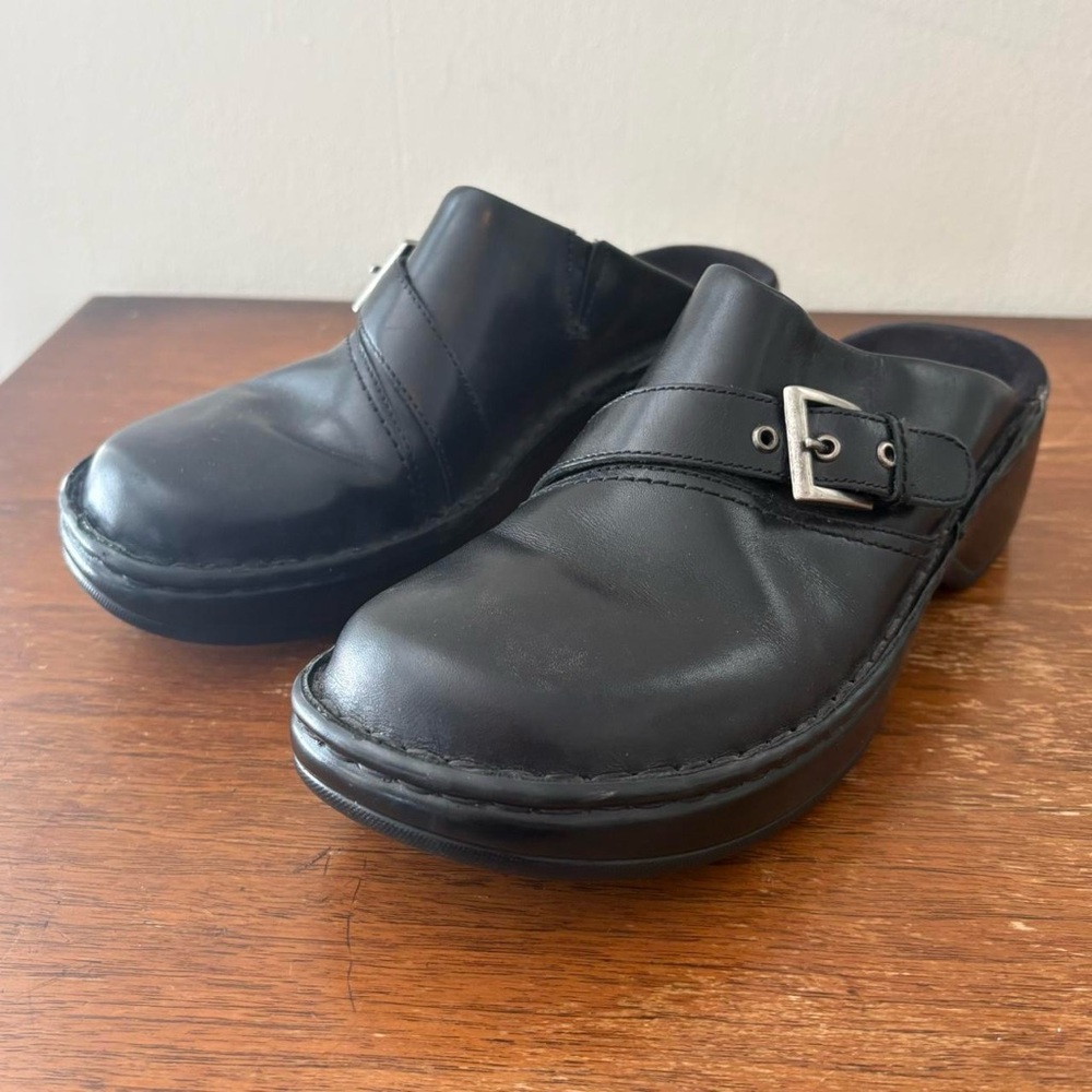 Clarks Leather Clogs - Picture 3 of 8